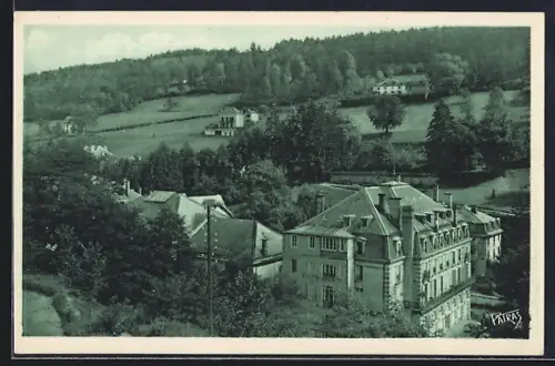 AK Plombières /Vosges, Vue prise de l`Avenue de Lorraine, Hôtel Bolmont Bernier et paysage environnant