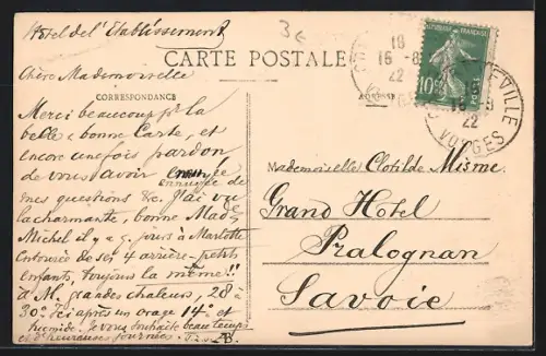 AK Contrexéville /Vosges, Une échappée sur le pays