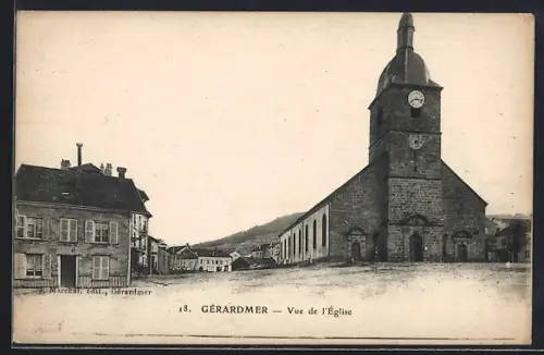 AK Gérardmer, Vue de l`église