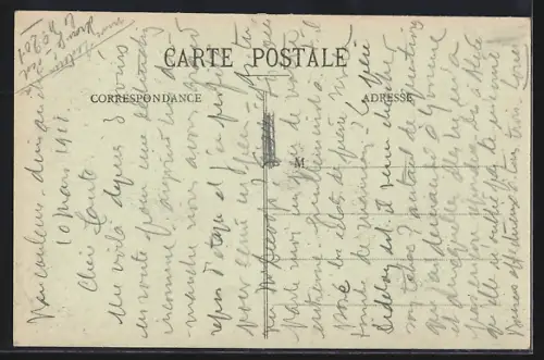 AK Épinal, Vue du Faubourg d`Ambrail