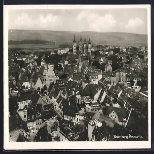 AK Naumburg / Saale, Panorama des Ortes