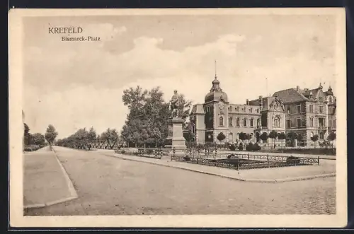 AK Krefeld, Bismarck-Platz