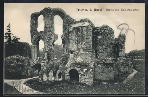 AK Trier a. d. Mosel, Ruine des Kaiserpalastes