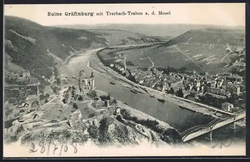 AK Trarbach-Traben a. d. Mosel, Ruine Gräfinburg