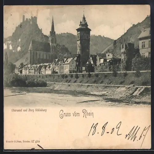 AK Oberwesel, Burg Schönburg