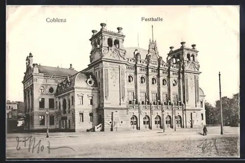 AK Coblenz, Partie an der Festhalle