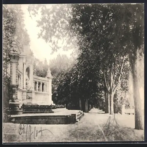 AK Coblenz, Rheinanlagen u. Kaiserin Augusta-Denkmal