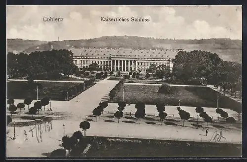 AK Coblenz, Kaiserliches Schloss