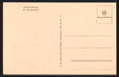 AK Nördlingen, St. Georgskirche