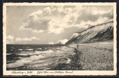AK Oldenburg i. Holst., Ufer am Putloser Strand