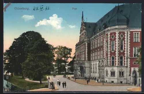 AK Oldenburg / Oldenburg, Partie an der Post
