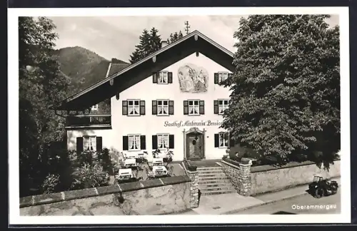 AK Oberammergau, Gasthof u. Pension Ambronia