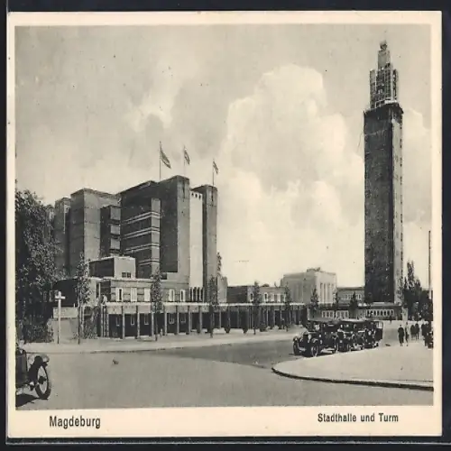 AK Magdeburg, Stadthalle und Turm