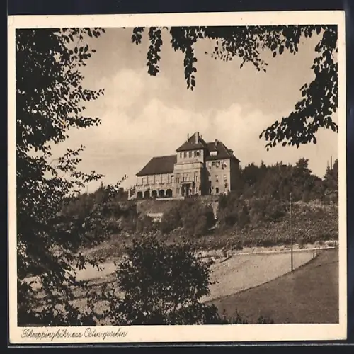 AK Hattingen Ruhr, Haus Friede Erholungsheim des Jugendbundes für E. C. Bredenscheid