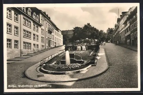 AK Gotha, Wasserkünste am Schlossberg