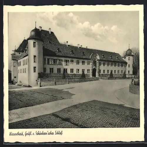 AK Wiesentheid, Gräfl. v. Schönbarn`sches Schloss