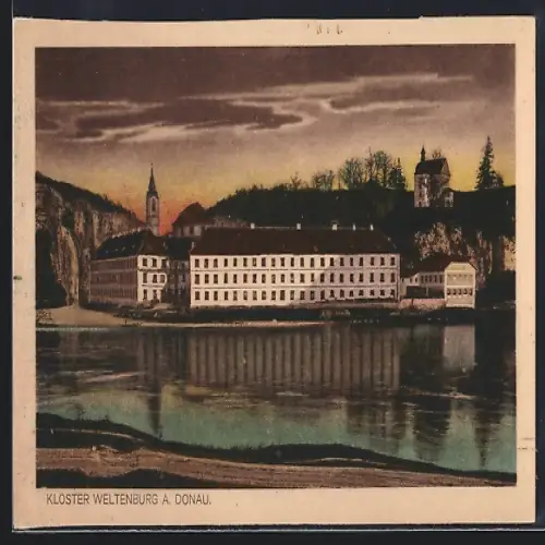 AK Weltenburg, Kloster an der Donau