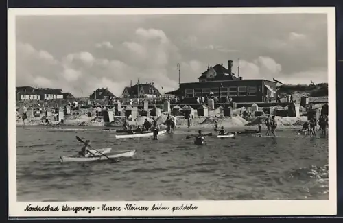 AK Wangerooge, Unsere Kleinen beim paddeln