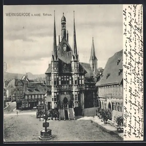 AK Wernigerode a. Harz, Rathaus