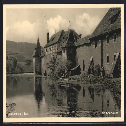 AK Weissenburg i. Bay., Am Seeweiher
