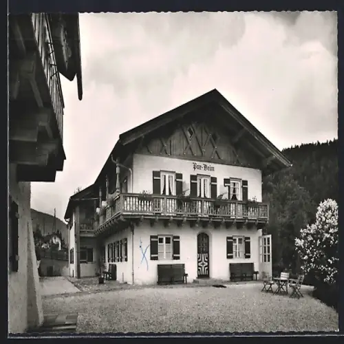 AK Wallgau, Gasthaus Pax-Heim