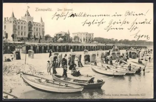 AK Zinnowitz, Der Strand