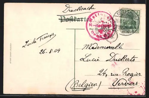 AK Rüdesheim / Rhein, Nationaldenkmal, Rheinstein, Mäuseturm