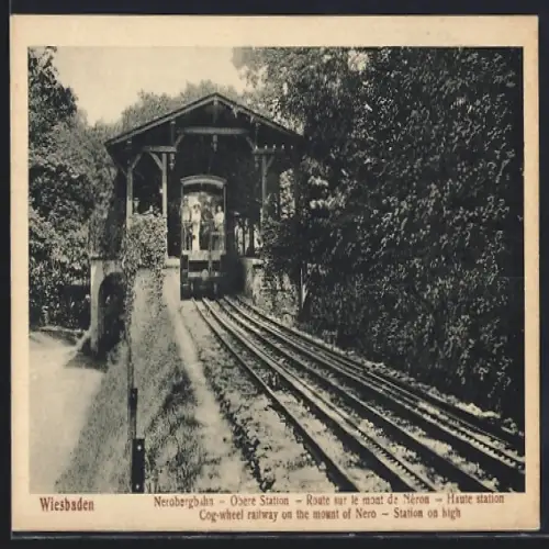 AK Wiesbaden, Nerobergbahn, Obere Station