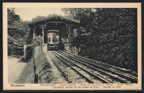 AK Wiesbaden, Nerobergbahn, Obere Station