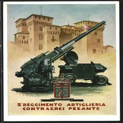 AK 2. Reggimento Artiglieria Contraerei Pesante, Radar gestütztes Flak Geschütz