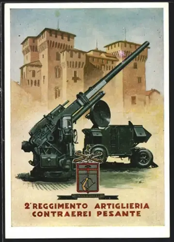 AK 2. Reggimento Artiglieria Contraerei Pesante, Radar gestütztes Flak Geschütz