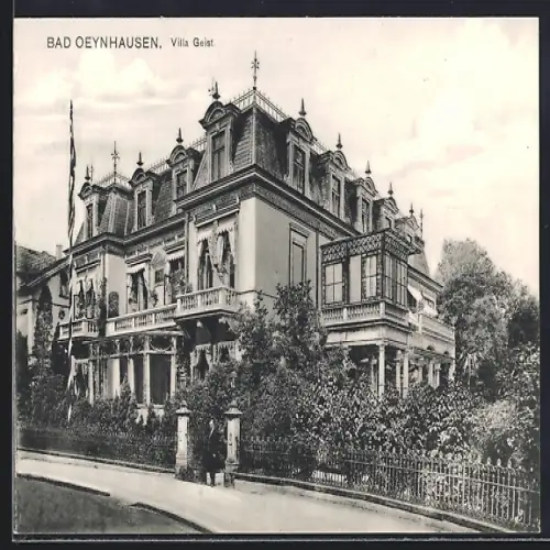 AK Bad Oeynhausen, Hotel-Pension Villa Geist