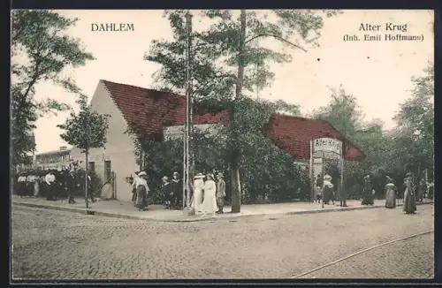 AK Dahlem, Restaurant Alter Krug, Inh. Emil Hoffmann
