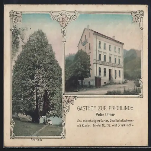 AK Priorei, Gasthof zur Priorlinde, Peter Ulmer