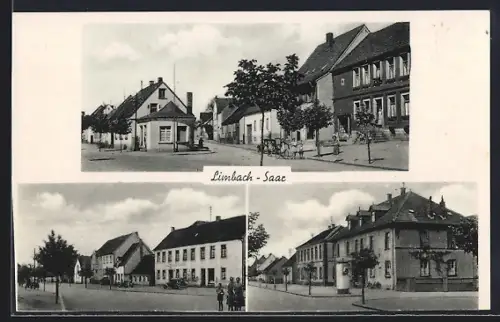 AK Limbach / Kirkel, Strassenpartien mit Gasthaus und Wohnhäusern