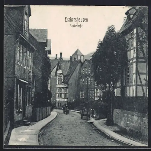 AK Eschershausen / Ith, Partie in der Raabestrasse