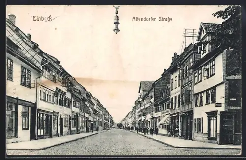 AK Einbeck, Altendorfer Strasse mit Bäckerei