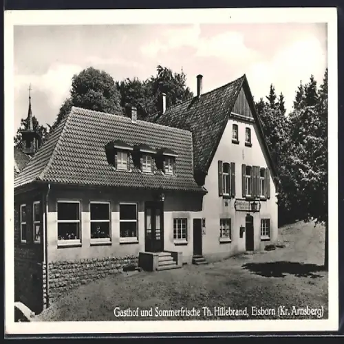 AK Eisborn, Gasthof und Sommerfrische Th. Hillebrand