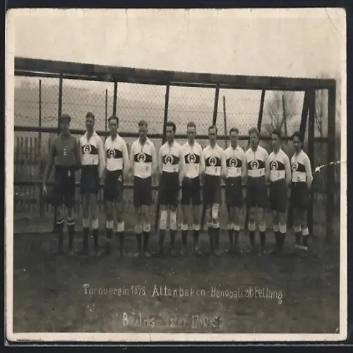 AK Altenbeken, Handballabteilung des Turnvereins, Bezirksmeister 1930-31
