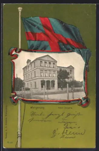 AK Wangeroog, Partie am Hotel Jürgens