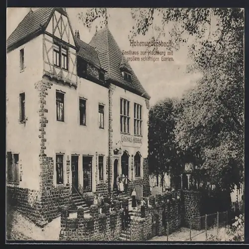AK Hohenwettersbach, Gasthaus zur Hochburg