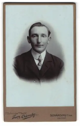 Fotografie Franz Odersky, Schärding, Porträt eines eleganten Herrn