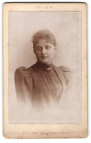 Fotografie Filipp Markowski, Wien, Rothenthurmstrasse 24, Porträt einer Dame
