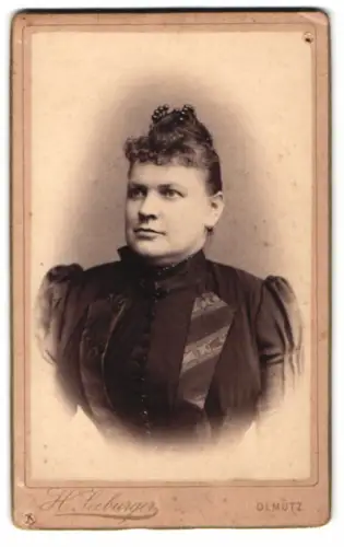 Fotografie H. Seeburger, Olmütz, Bäckergasse 10, Porträt einer Dame