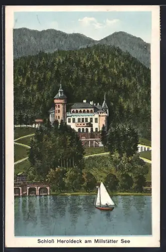 AK Millstatt am Millstätter See, Schloss Heroldeck
