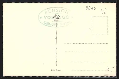 AK Kötschach i. Gailtal, Alpengasthof Vorhegg