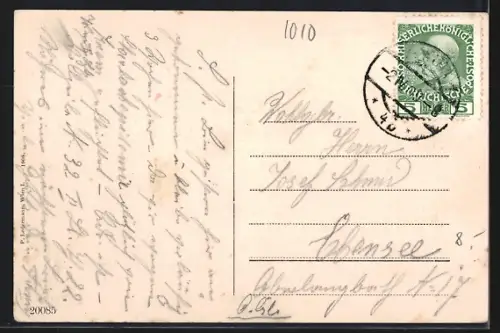 AK Wien, K. k. Postsparkassen-Amt, Biberstrasse 13