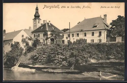 AK Purgstall /N.-Oe., Partie an der Erlaf