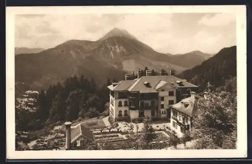 AK Gösing an der Mariazeller Bahn, Hotel Gösing, Vorderansicht Villa
