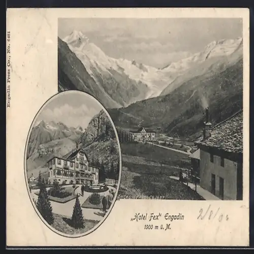 AK Fex /Engadin, Hotel Fex, Panorama